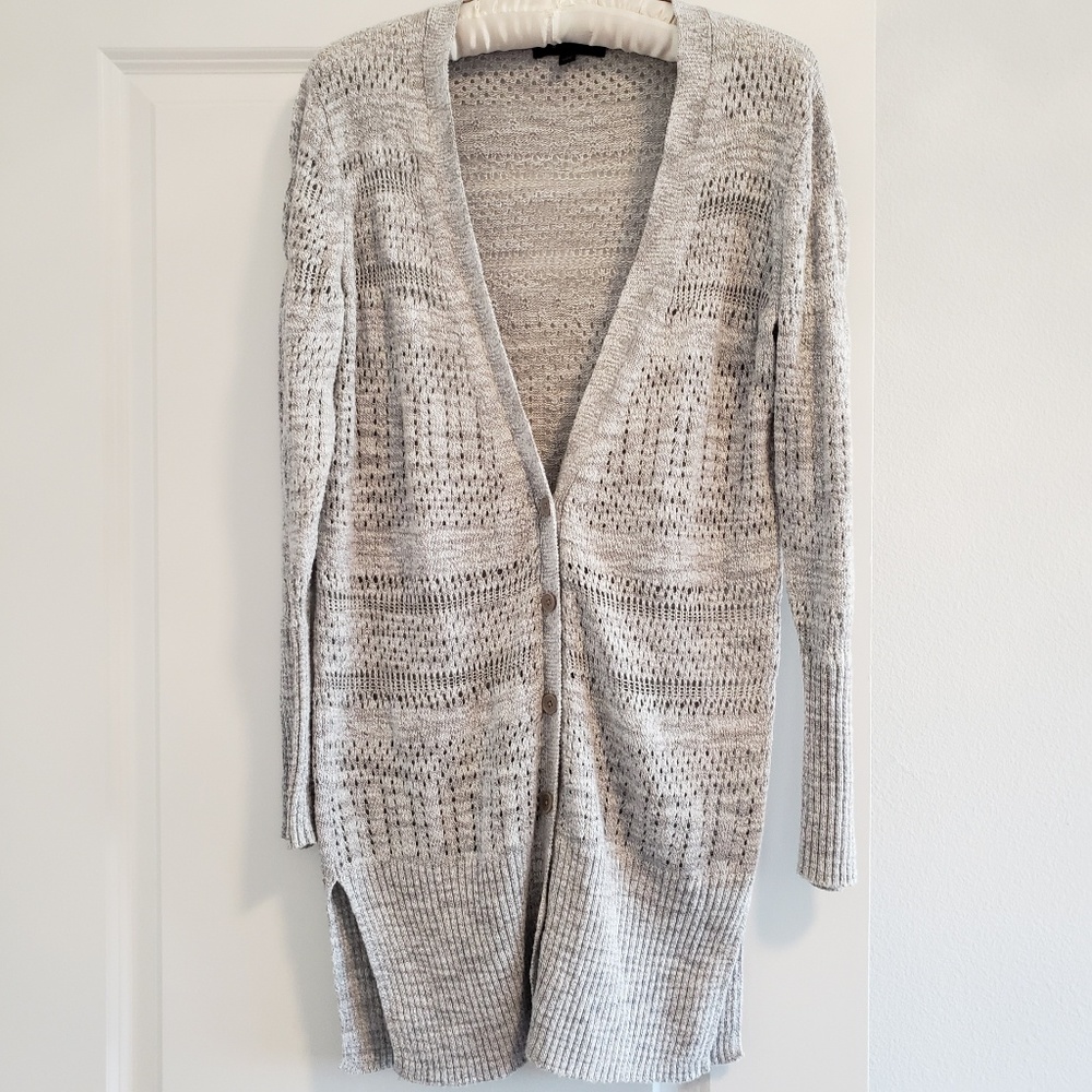 Banana Republic Heather grey Cardigan size Small P